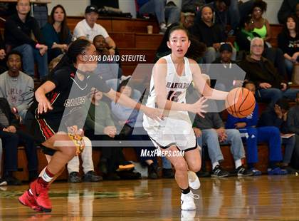 Thumbnail 3 in Salesian College Preparatory vs. Harvard-Westlake (St. Mary's Stockton MLK Showcase) photogallery.