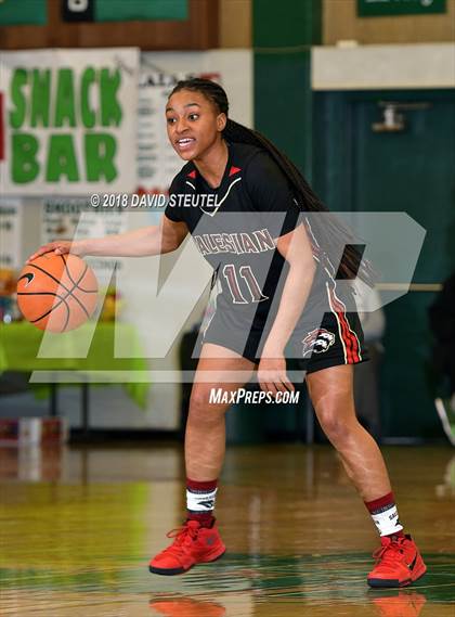 Thumbnail 3 in Salesian College Preparatory vs. Harvard-Westlake (St. Mary's Stockton MLK Showcase) photogallery.