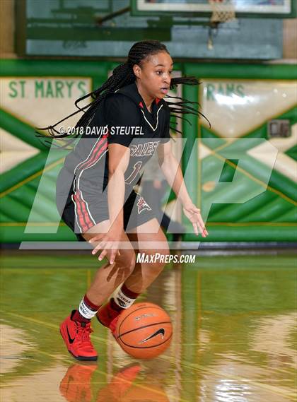 Thumbnail 2 in Salesian College Preparatory vs. Harvard-Westlake (St. Mary's Stockton MLK Showcase) photogallery.