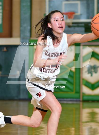 Thumbnail 1 in Salesian College Preparatory vs. Harvard-Westlake (St. Mary's Stockton MLK Showcase) photogallery.