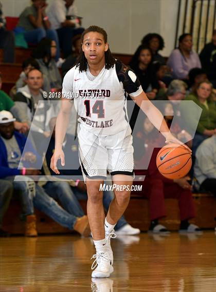 Thumbnail 1 in Salesian College Preparatory vs. Harvard-Westlake (St. Mary's Stockton MLK Showcase) photogallery.