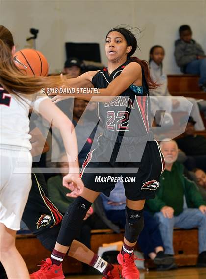Thumbnail 3 in Salesian College Preparatory vs. Harvard-Westlake (St. Mary's Stockton MLK Showcase) photogallery.