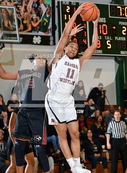 Thumbnail 1 in Salesian College Preparatory vs. Harvard-Westlake (St. Mary's Stockton MLK Showcase) photogallery.