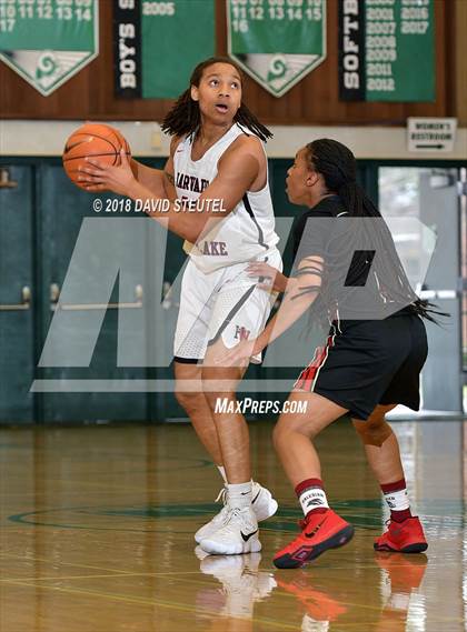 Thumbnail 3 in Salesian College Preparatory vs. Harvard-Westlake (St. Mary's Stockton MLK Showcase) photogallery.