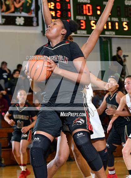 Thumbnail 3 in Salesian College Preparatory vs. Harvard-Westlake (St. Mary's Stockton MLK Showcase) photogallery.