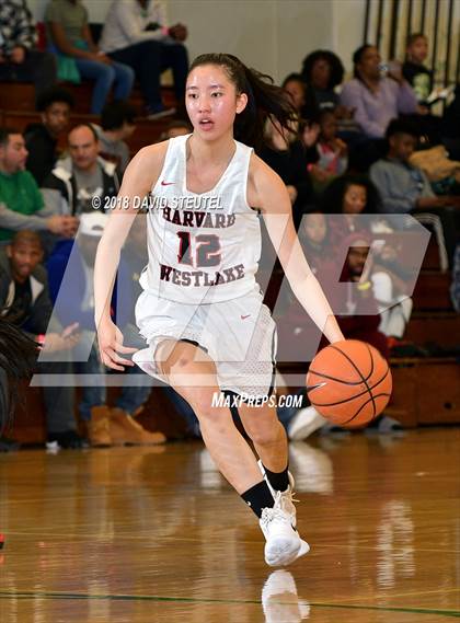 Thumbnail 3 in Salesian College Preparatory vs. Harvard-Westlake (St. Mary's Stockton MLK Showcase) photogallery.