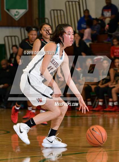 Thumbnail 1 in Salesian College Preparatory vs. Harvard-Westlake (St. Mary's Stockton MLK Showcase) photogallery.