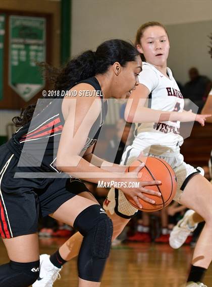 Thumbnail 3 in Salesian College Preparatory vs. Harvard-Westlake (St. Mary's Stockton MLK Showcase) photogallery.