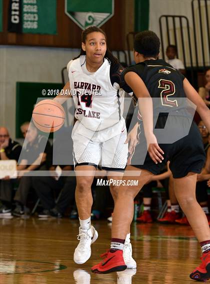 Thumbnail 2 in Salesian College Preparatory vs. Harvard-Westlake (St. Mary's Stockton MLK Showcase) photogallery.