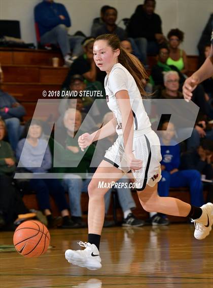 Thumbnail 3 in Salesian College Preparatory vs. Harvard-Westlake (St. Mary's Stockton MLK Showcase) photogallery.