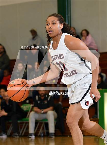 Thumbnail 2 in Salesian College Preparatory vs. Harvard-Westlake (St. Mary's Stockton MLK Showcase) photogallery.