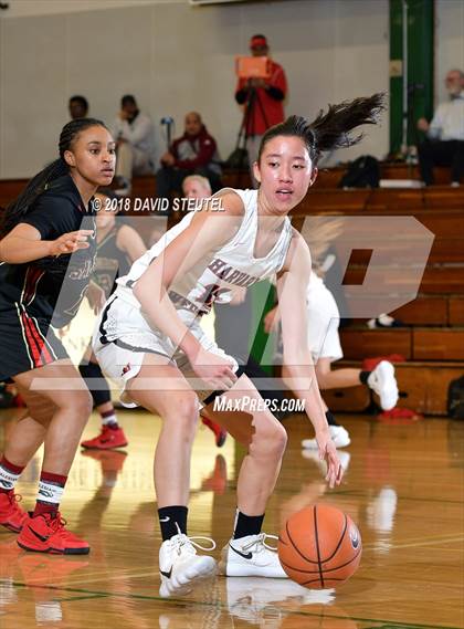Thumbnail 1 in Salesian College Preparatory vs. Harvard-Westlake (St. Mary's Stockton MLK Showcase) photogallery.