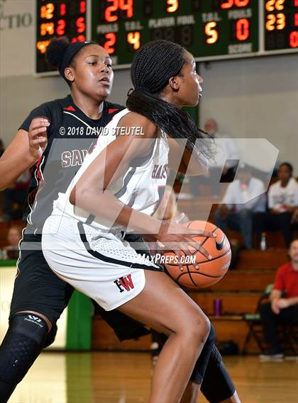 Thumbnail 2 in Salesian College Preparatory vs. Harvard-Westlake (St. Mary's Stockton MLK Showcase) photogallery.