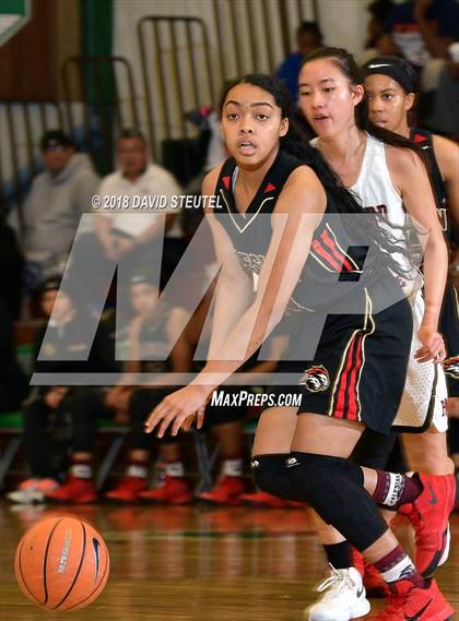 Thumbnail 3 in Salesian College Preparatory vs. Harvard-Westlake (St. Mary's Stockton MLK Showcase) photogallery.