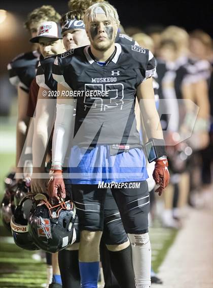 Thumbnail 2 in Menomonee Falls vs Muskego (WIAA Division 1 Round 2 Playoff) photogallery.