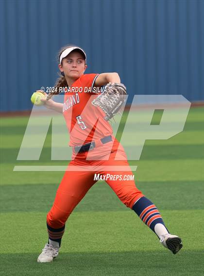 Thumbnail 2 in Bridgeland vs Tomball (UIL Softball 6A Region 2 Bi District) photogallery.