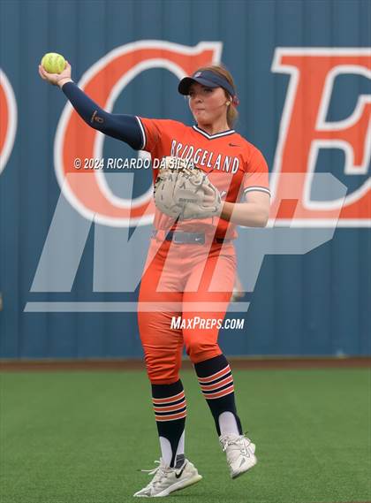 Thumbnail 3 in Bridgeland vs Tomball (UIL Softball 6A Region 2 Bi District) photogallery.