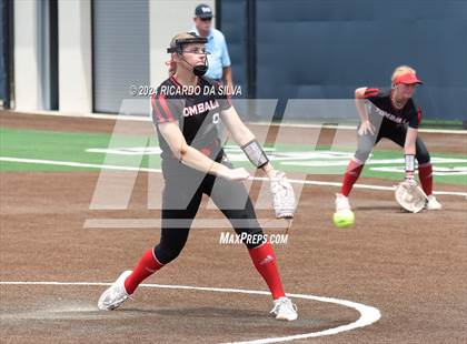 Thumbnail 2 in Bridgeland vs Tomball (UIL Softball 6A Region 2 Bi District) photogallery.