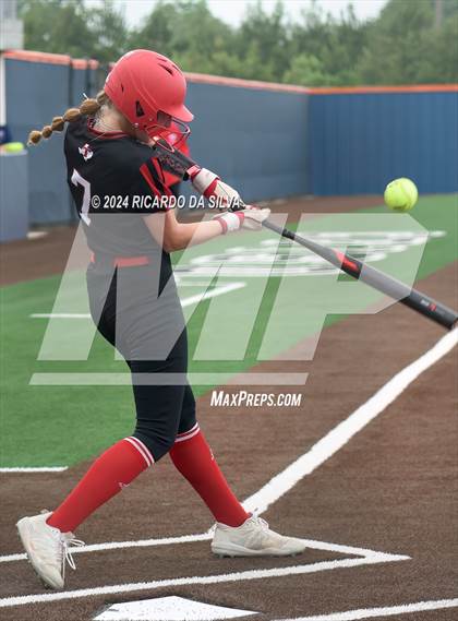 Thumbnail 3 in Bridgeland vs Tomball (UIL Softball 6A Region 2 Bi District) photogallery.