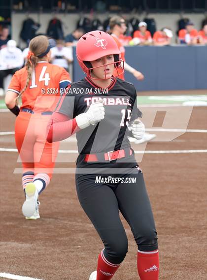 Thumbnail 3 in Bridgeland vs Tomball (UIL Softball 6A Region 2 Bi District) photogallery.
