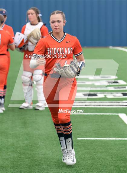 Thumbnail 3 in Bridgeland vs Tomball (UIL Softball 6A Region 2 Bi District) photogallery.