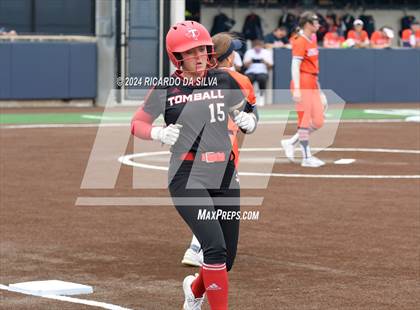 Thumbnail 2 in Bridgeland vs Tomball (UIL Softball 6A Region 2 Bi District) photogallery.