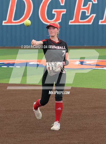 Thumbnail 1 in Bridgeland vs Tomball (UIL Softball 6A Region 2 Bi District) photogallery.