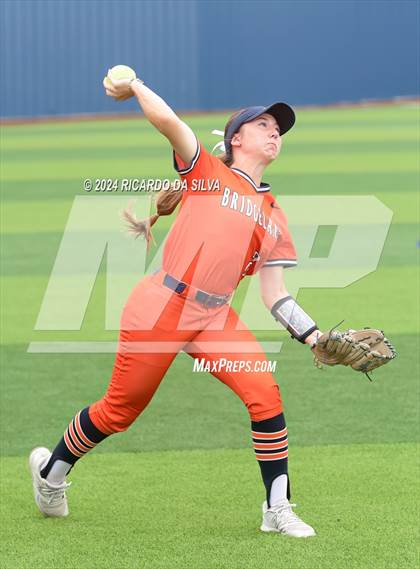 Thumbnail 3 in Bridgeland vs Tomball (UIL Softball 6A Region 2 Bi District) photogallery.