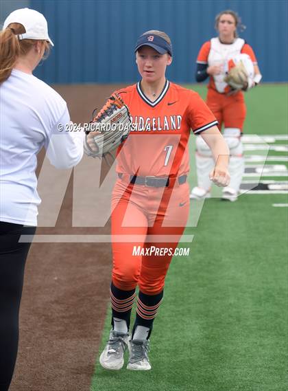 Thumbnail 2 in Bridgeland vs Tomball (UIL Softball 6A Region 2 Bi District) photogallery.