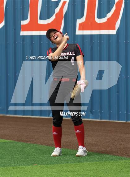 Thumbnail 3 in Bridgeland vs Tomball (UIL Softball 6A Region 2 Bi District) photogallery.