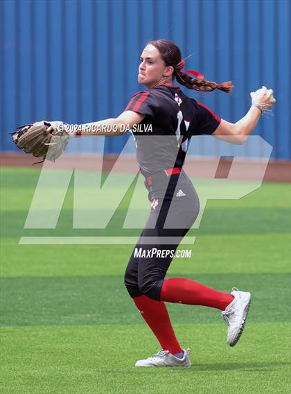 Thumbnail 2 in Bridgeland vs Tomball (UIL Softball 6A Region 2 Bi District) photogallery.