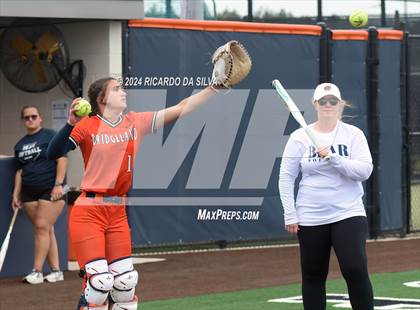 Thumbnail 2 in Bridgeland vs Tomball (UIL Softball 6A Region 2 Bi District) photogallery.