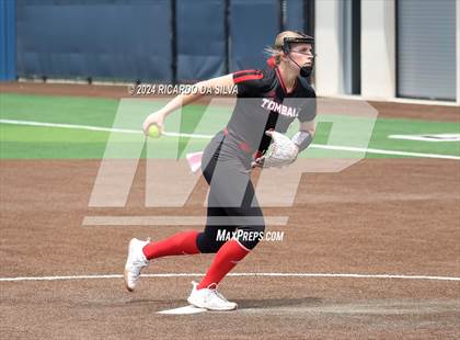 Thumbnail 3 in Bridgeland vs Tomball (UIL Softball 6A Region 2 Bi District) photogallery.
