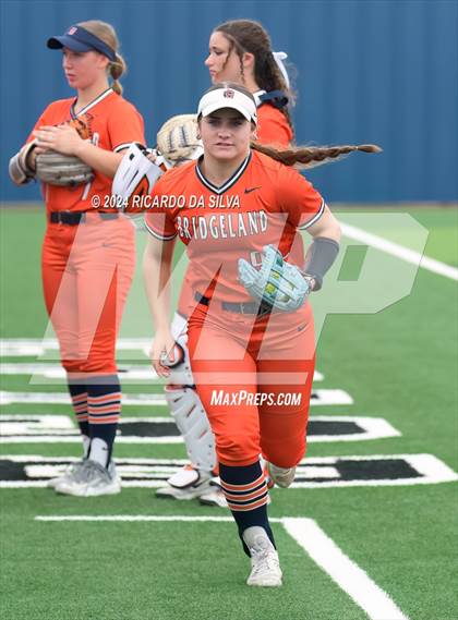 Thumbnail 2 in Bridgeland vs Tomball (UIL Softball 6A Region 2 Bi District) photogallery.