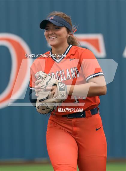 Thumbnail 2 in Bridgeland vs Tomball (UIL Softball 6A Region 2 Bi District) photogallery.