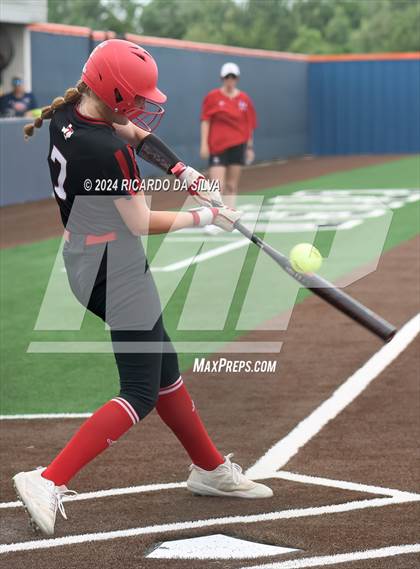 Thumbnail 2 in Bridgeland vs Tomball (UIL Softball 6A Region 2 Bi District) photogallery.