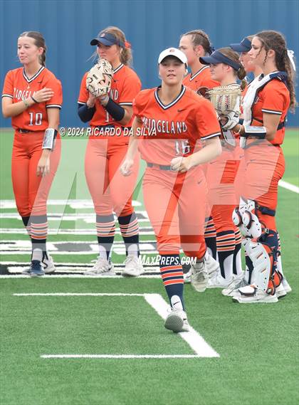Thumbnail 3 in Bridgeland vs Tomball (UIL Softball 6A Region 2 Bi District) photogallery.