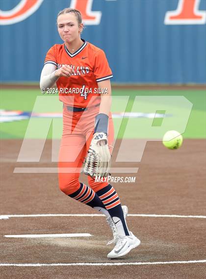 Thumbnail 3 in Bridgeland vs Tomball (UIL Softball 6A Region 2 Bi District) photogallery.