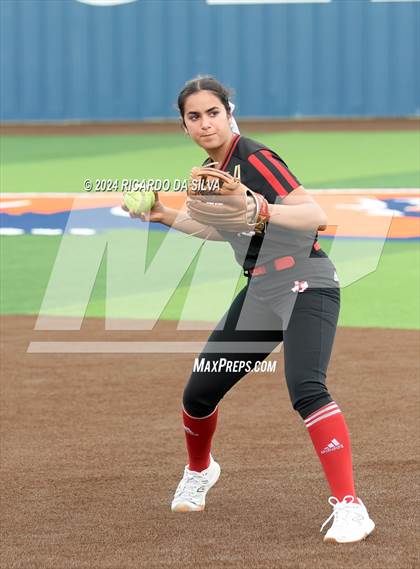 Thumbnail 1 in Bridgeland vs Tomball (UIL Softball 6A Region 2 Bi District) photogallery.