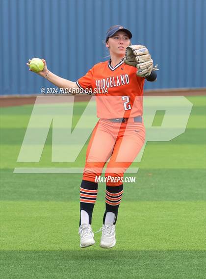 Thumbnail 3 in Bridgeland vs Tomball (UIL Softball 6A Region 2 Bi District) photogallery.