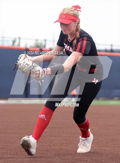 Thumbnail 1 in Bridgeland vs Tomball (UIL Softball 6A Region 2 Bi District) photogallery.