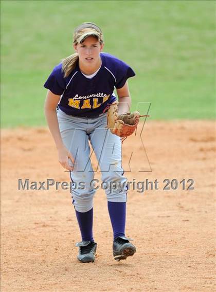 Thumbnail 1 in Spain Park vs Louisville Male (Bob Jones Softball Tourney) photogallery.