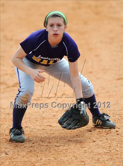 Thumbnail 2 in Spain Park vs Louisville Male (Bob Jones Softball Tourney) photogallery.