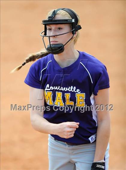 Thumbnail 2 in Spain Park vs Louisville Male (Bob Jones Softball Tourney) photogallery.