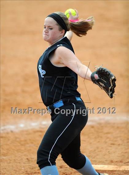 Thumbnail 3 in Spain Park vs Louisville Male (Bob Jones Softball Tourney) photogallery.