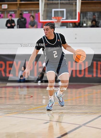 Thumbnail 1 in JSerra Catholic vs. Eastside Catholic (Torrey Pines Holiday Classic) photogallery.
