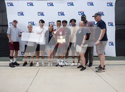 Thumbnail 1 in UIL 5A Tennis Boys and Mixed Doubles Finals (Medals) photogallery.