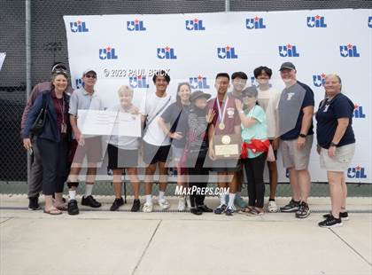 Thumbnail 2 in UIL 5A Tennis Boys and Mixed Doubles Finals (Medals) photogallery.