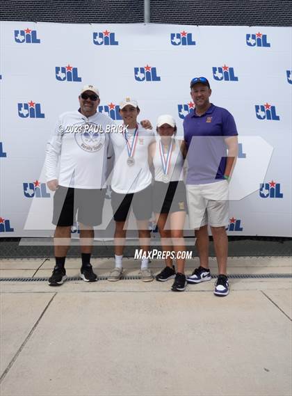 Thumbnail 3 in UIL 5A Tennis Boys and Mixed Doubles Finals (Medals) photogallery.