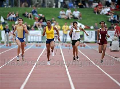 Thumbnail 2 in CIF State Championships (Girls 100 - Preliminaries) photogallery.